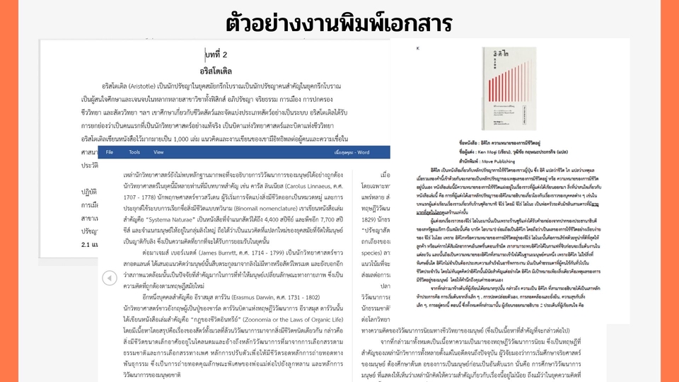 พิมพ์งาน และคีย์ข้อมูล - รับจ้างพิมพ์งาน จัดการเอกสาร และงานนำเสนอ (presentation) - 4
