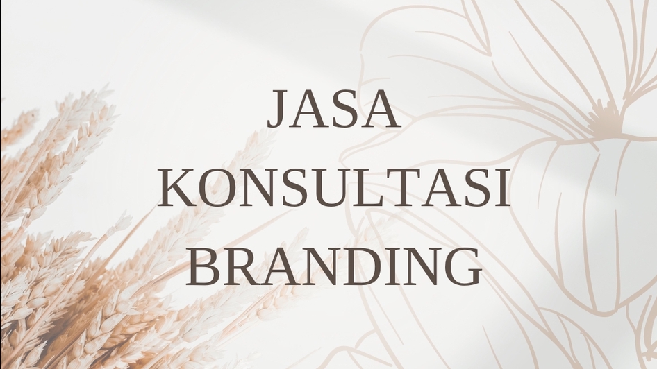 Branding - Konsultasi Branding / Ide Campaign - 1
