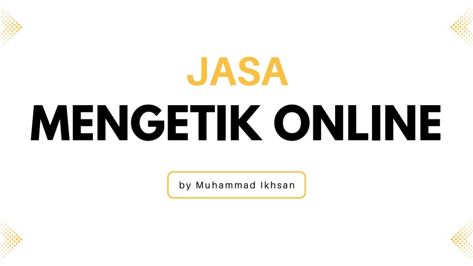 Pengetikan Umum - Jasa mengetik Word Selesai 3 Hari - 1