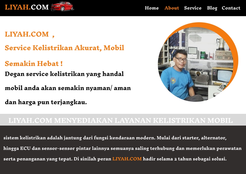UI & UX Design - Desain website menggunakan figma "Service Kelistrikan Mobil Profesional dan Terpercaya!" - 4