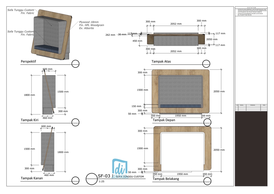 Desain Furniture - Dua Hari Jadi-Revisi Suka-suka-Interior Design - 23