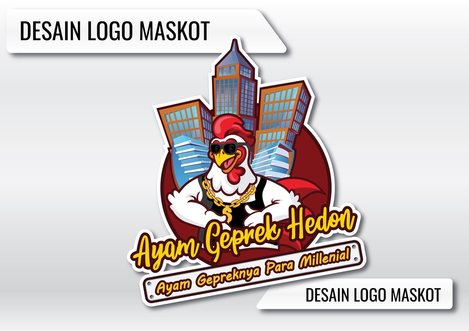 Logo - Desain Logo Maskot Kartun.  - 6