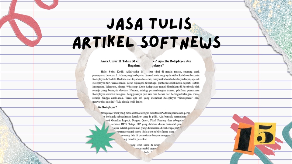 Penulisan Konten - Artikel Softnews Indonesia - 1