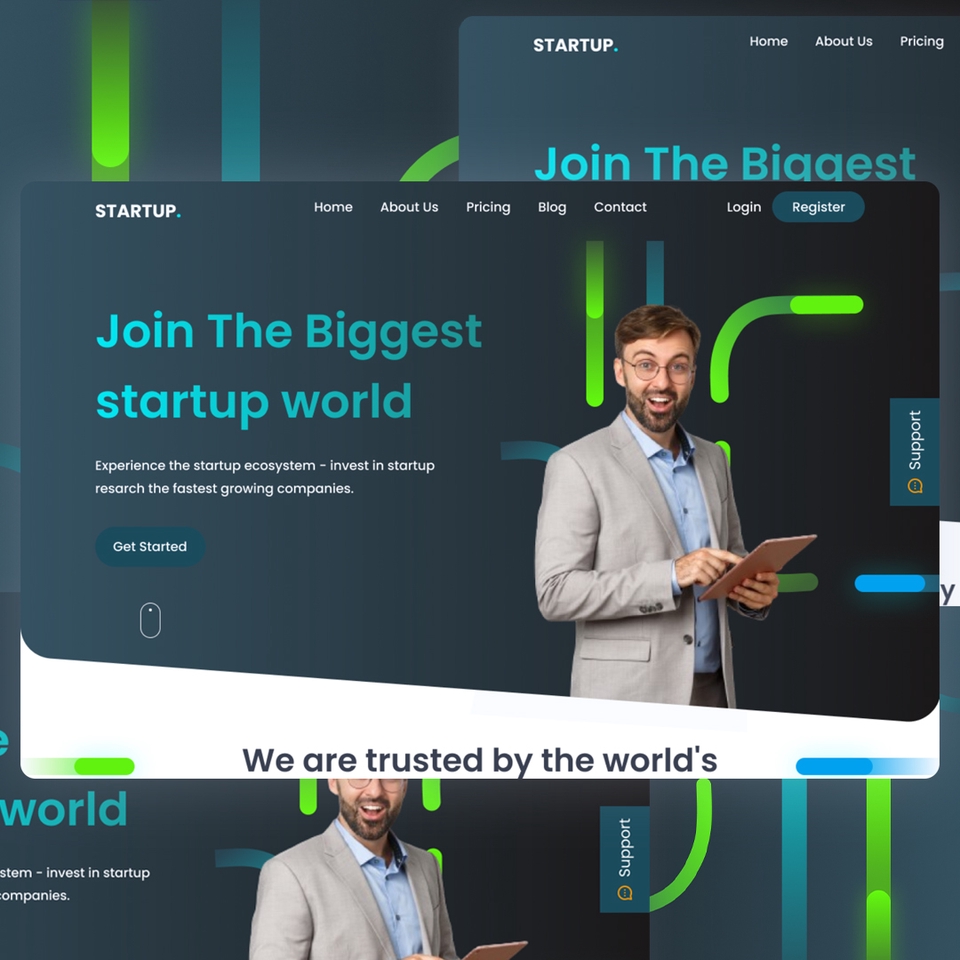 Modern UI/UX Design Profesional Web Aplikasi