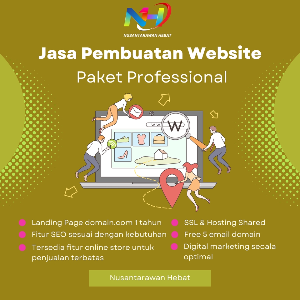 Web Development - JASA PEMBUATAN WEBSITE WORDPRESS MURAH & CEPAT 2 HARI JADI - NUSANTARAWAN HEBAT - 3