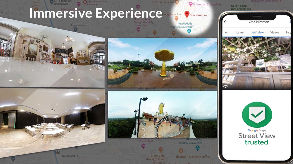 Photography - ถ่ายภาพ 360 องศา ห้องพัก โรงแรม คอนโด หมู่บ้าน - 1