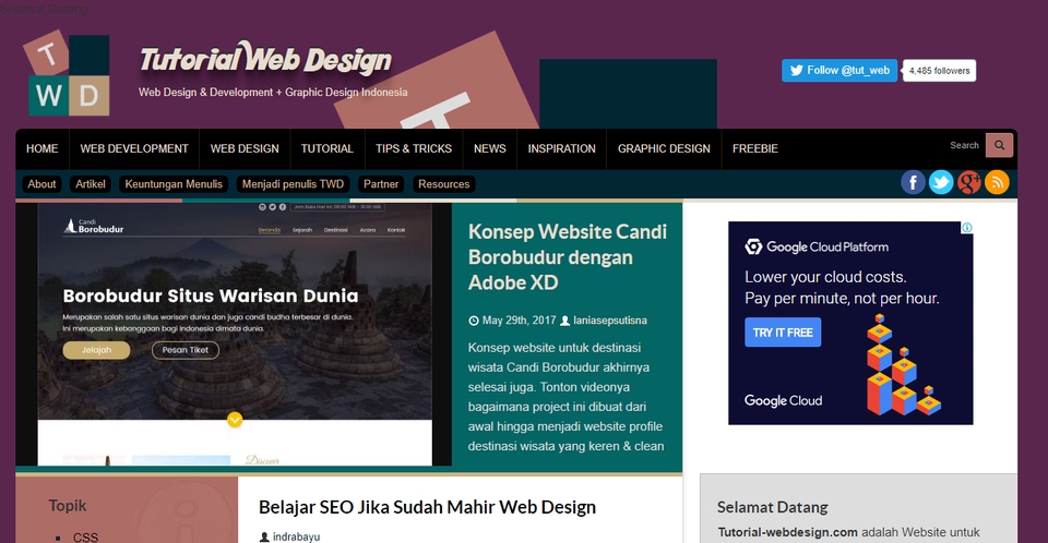 Desain Website Custome