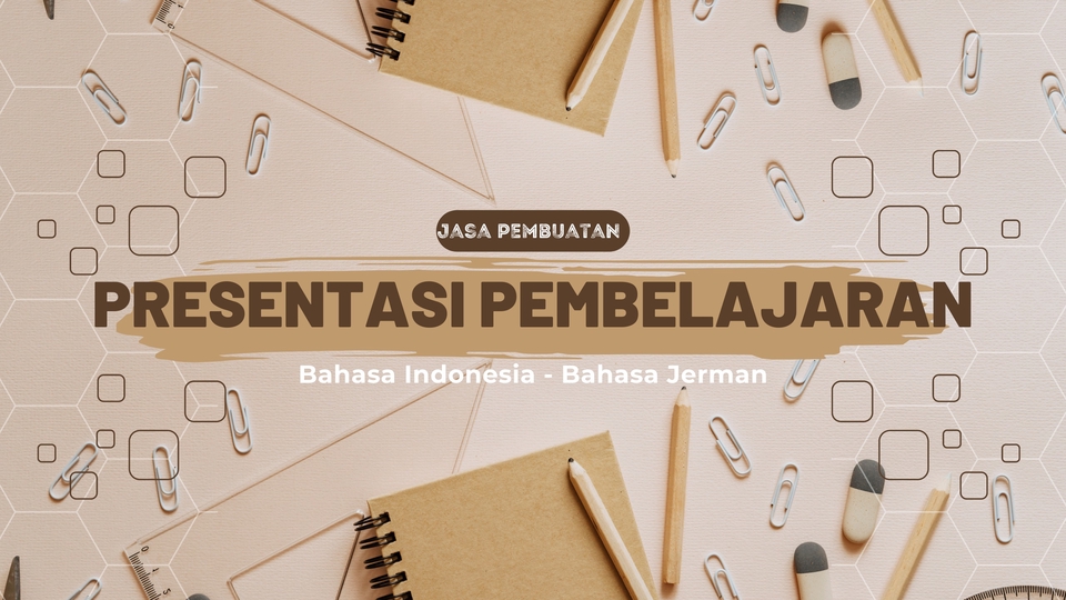 Presentasi - Jasa Pembuatan Slide Presentasi Pembelajaran Bahasa Jerman dan Bahasa Indonesia - 1