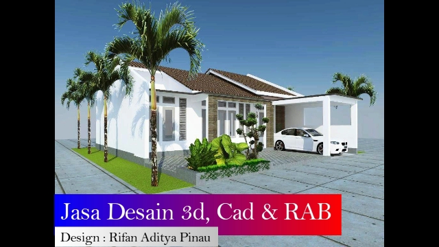 CAD Drawing - Desain arsitektur 3d, Cad drawing dan RAB - 4