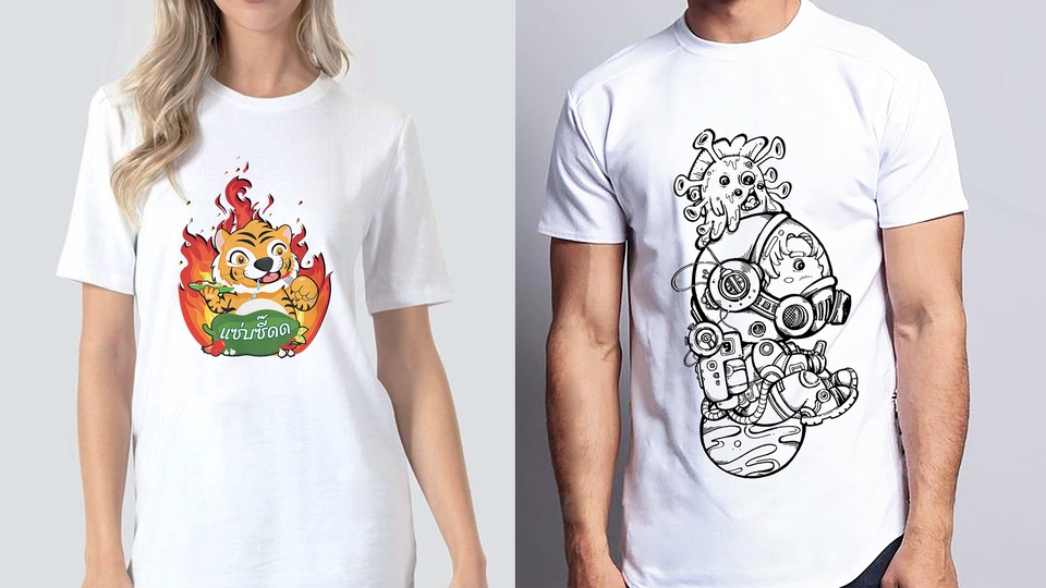 วาดภาพการ์ตูน - รับวาดงานการ์ตูน และงานการ์ตูนสไตล์ Doodle Art น่ารักๆ กวนๆ - 2