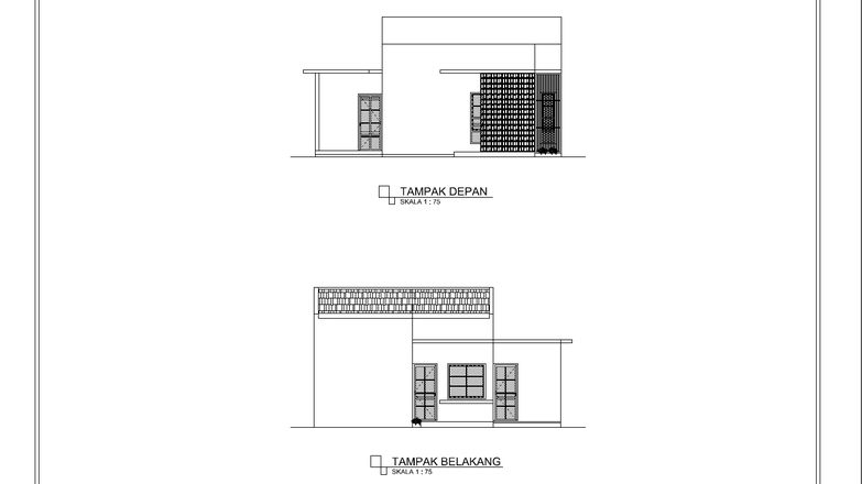 CAD Drawing - Jasa Arsitek, Gambar Kerja, RAB (Desain Rumah, Cafe, Restoran, Toko, dll) - 10