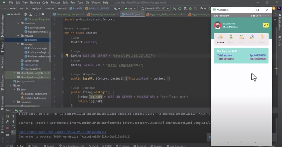 Aplikasi mobile untuk belajar bahasa Inggris online, kursus online bahasa Inggris, dan bimbel online.