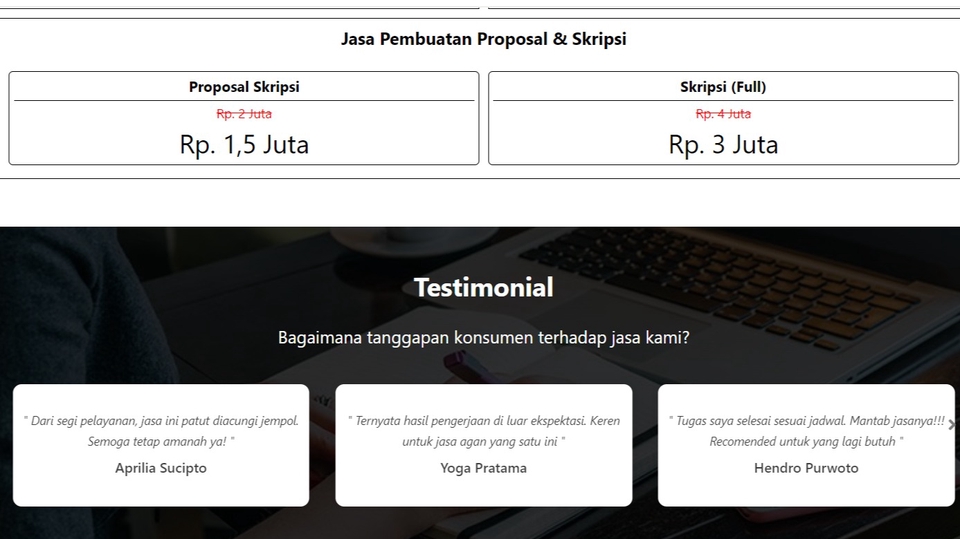 Jasa Lainnya - jasa joki skripsi murah - 1