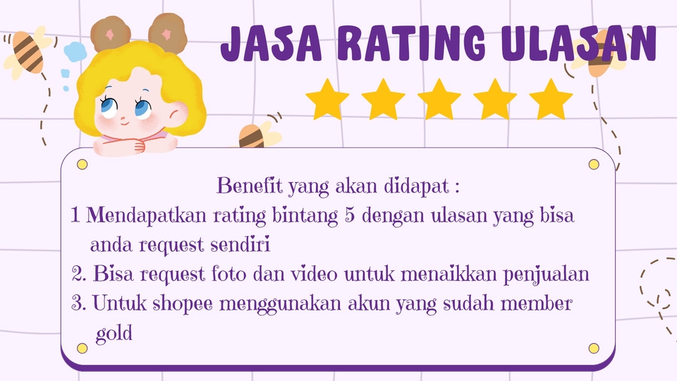 Memberi Review - JASA RATING DAN ULASAN MARKET PLACE MURAH - 3