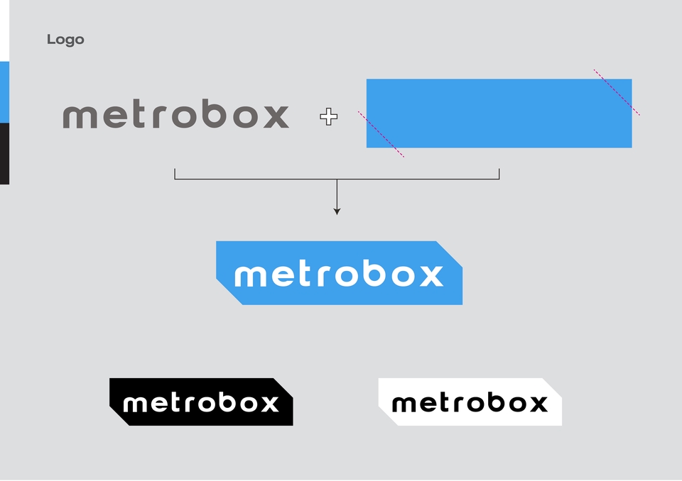 รับออกแบบโลโก้ Metrobox ออกแบบโลโก้สไตล์มินิมอล เรียบหรูดูแพง บริการออกแบบโลโก้ครบวงจร
