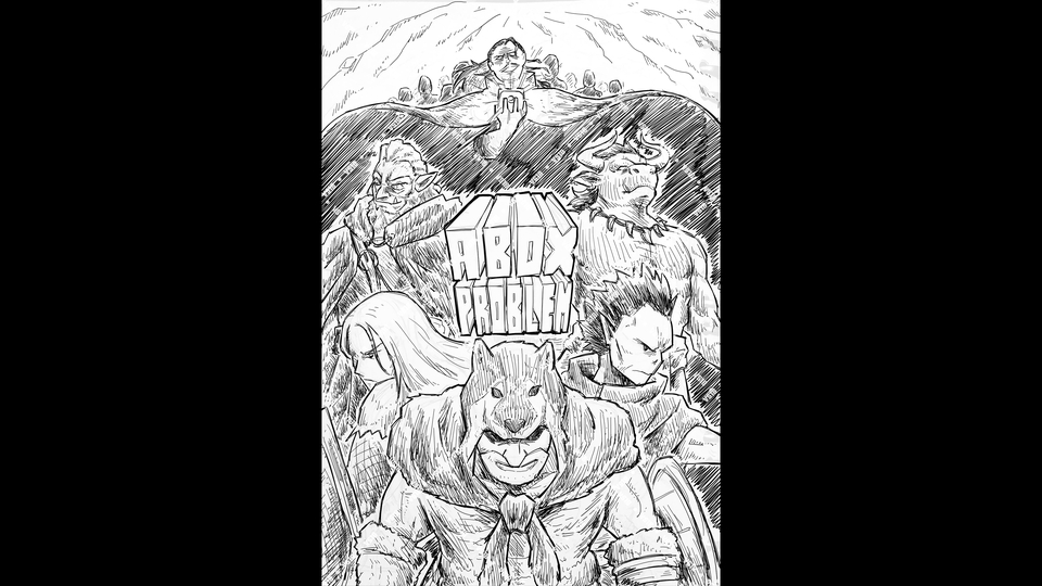Ilustrasi digital menampilkan sekelompok karakter, cocok untuk kebutuhan jasa desain karakter, gambar ilustrasi digital, atau ilustrasi anime.