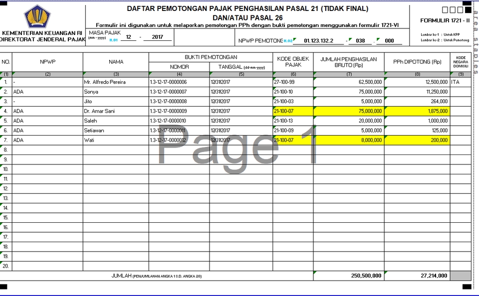 Akuntansi dan Keuangan - Laporan SPT Tahunan Badan, PPh Unifikasi dan PPh 21 - 4