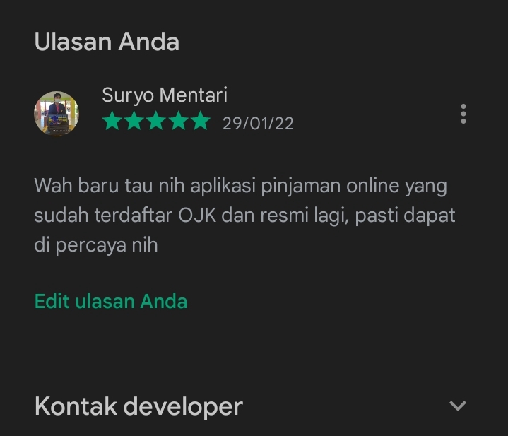 Memberi Review - Jasa Ulasan positif dan reting 5 bintang aplikasi dan produk - 4