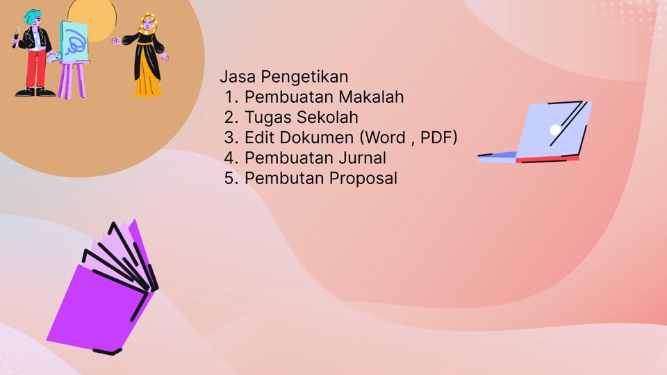 Pengetikan Umum - Jasa pengetikan , edit dukomen , pembuatan makalah , tugas sekolah - 1