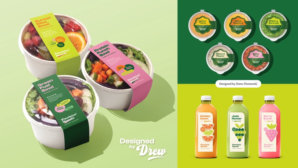 Label & Kemasan - Desain Label, Sticker & Sleeve untuk Kemasan Produk Pouch, Jar, Botol, Box - 1