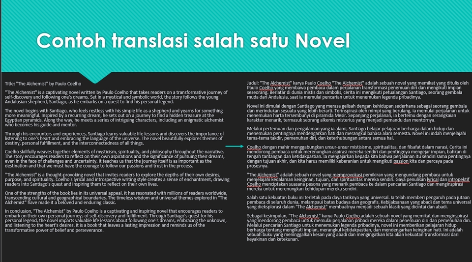 Terjemahkan Teks Anda dari English ke Indonesia/sebaliknya in 12 day