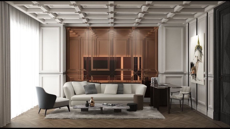รับทำภาพ Perspective Interior Design