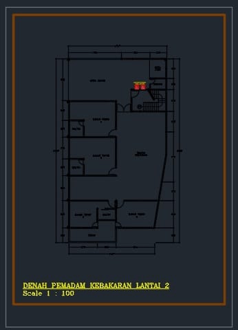 CAD Drawing - Gambar Kerja IMB Rumah Tinggal , Ruko, Kantor, Mess- 5000/m2 - 5
