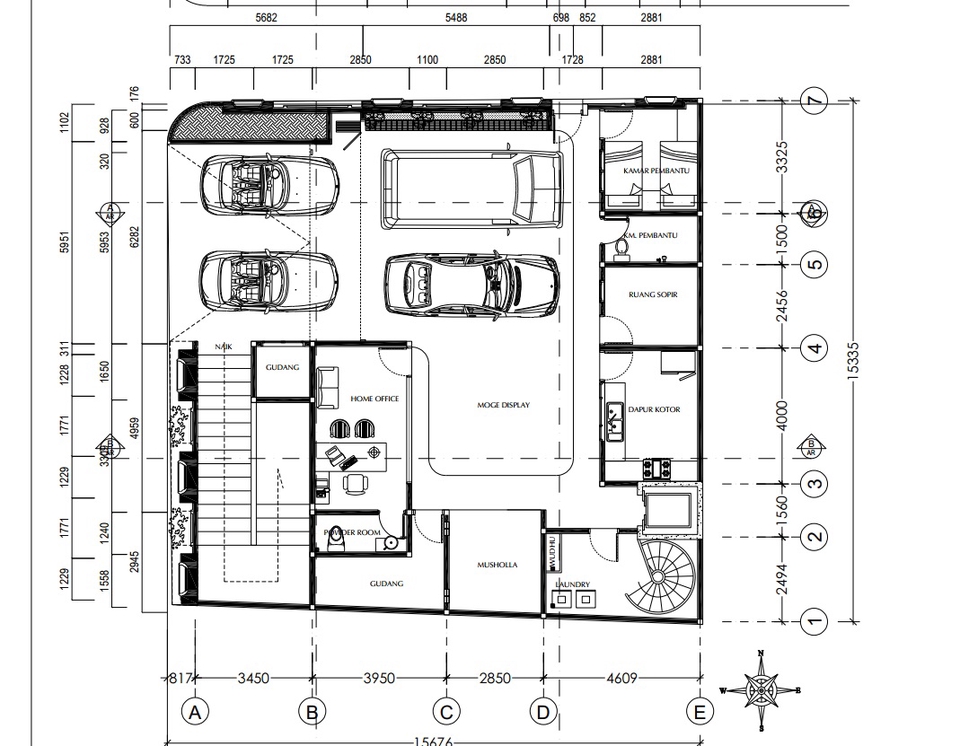 CAD Drawing - Desain dan Gambar CAD 2D - 2