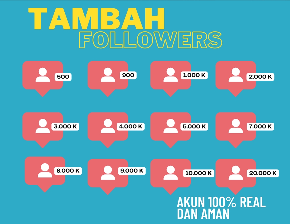 Jasa Tambah Follower Instagram Up to 10.000