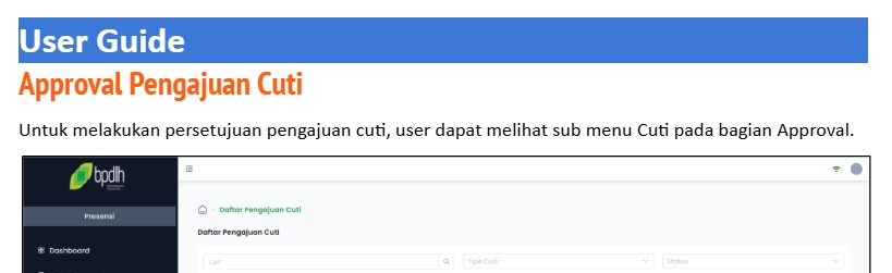 Pengetikan Umum - Penulisan User Guide / Manual Book - 4