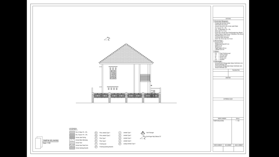 CAD Drawing - Desain Gambar Kerja (Autocad) 2D  - 7