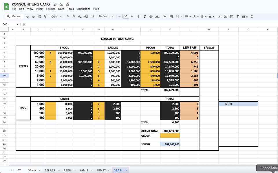 Jasa input data excel, input data online, entri data online, jasa data entry, mengumpulkan data, jasa merangkum data, data entry freelance - Konsol perhitungan uang