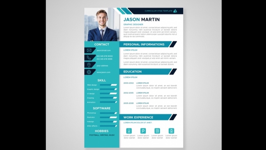 Portfolio & Resume - Desain CV/Resume Berkualitas (Free Revisi) - 1