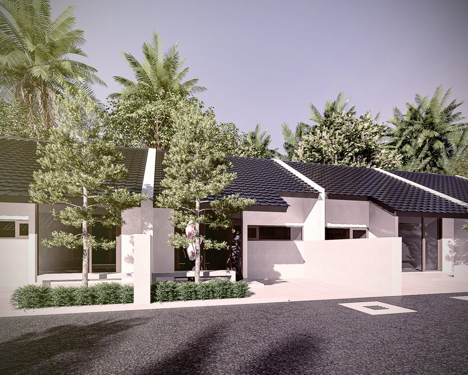 3D & Perspektif - Jasa Pembuatan Model Eksterior 3 Dimensi + Rendering untuk Unit Perumahan, Cluster, Townhouse - 3