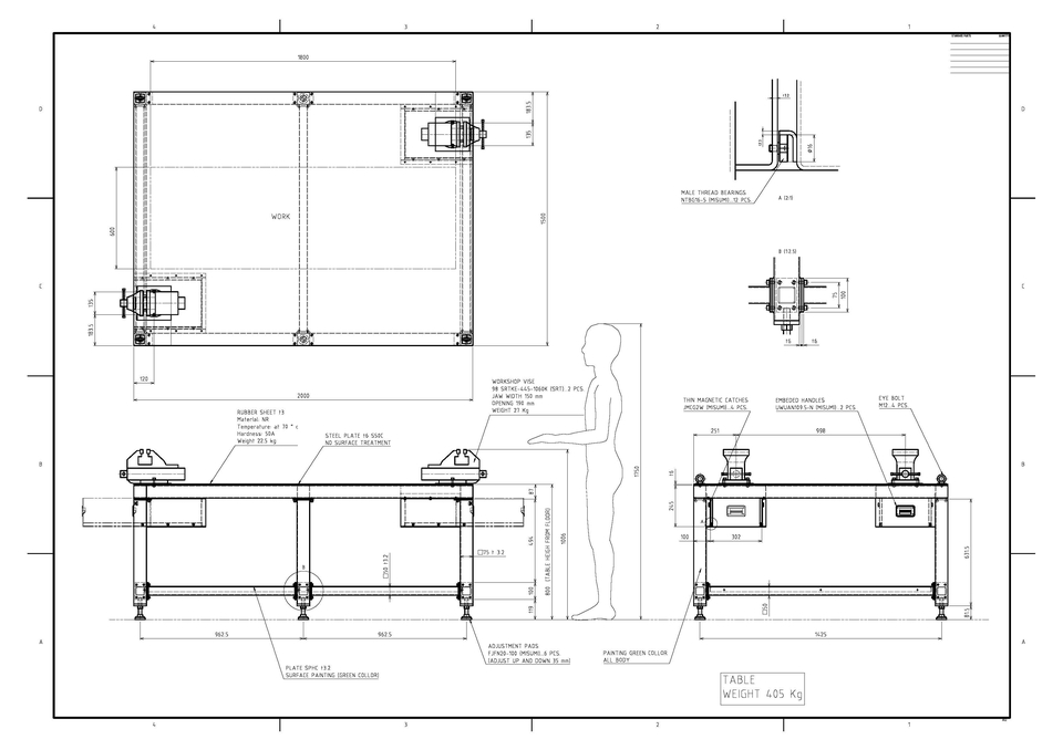 เขียนแบบวิศวกรรมและออกแบบโครงสร้าง - เขียนแบบ ออกแบบ สร้างแปลน งานเครื่องจักรกล Autocad drawing / Solidworks 3 มิติ - 9