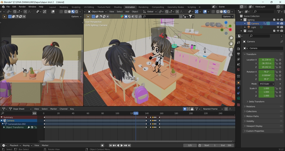 3D & Perspektif - Modelling 3D dan Animator - 6
