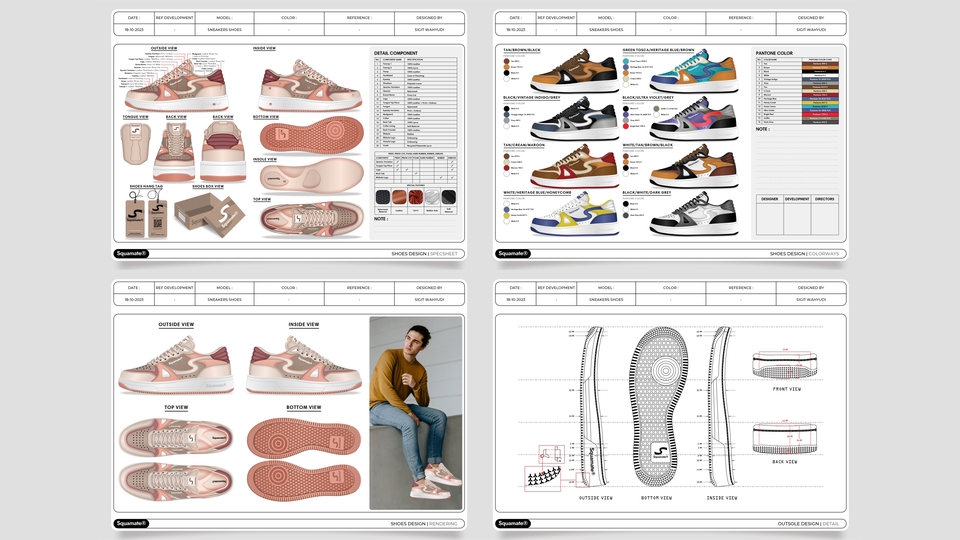 Gambar dan Ilustrasi - KONSEP DESAIN SEPATU PRIA, MODERN DAN TRENDI DENGAN PAKET TEKNOLOGI UNTUK MANUFACTURE - 26