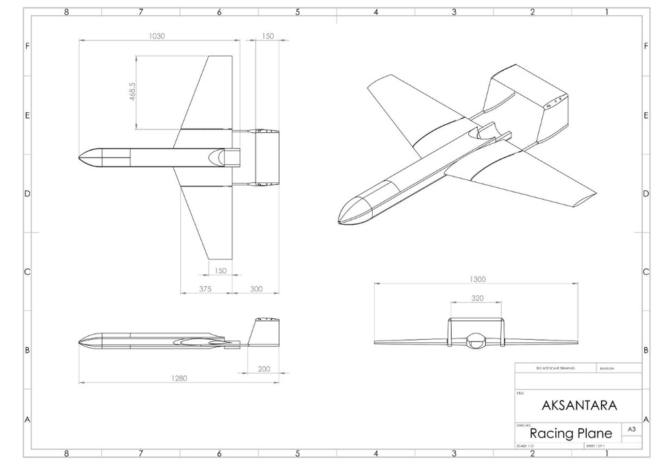 Gambar dan Ilustrasi - Layout Desain Teknik: Transportasi Darat, Laut, Udara; Kapal, Mobil, Pesawat; USV, RC Car, UAV - 3