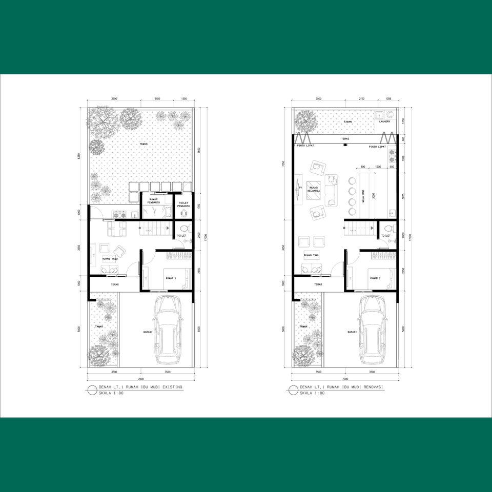 3D & Perspektif - Jasa Desain Denah + 3D Exterior Rumah - 7