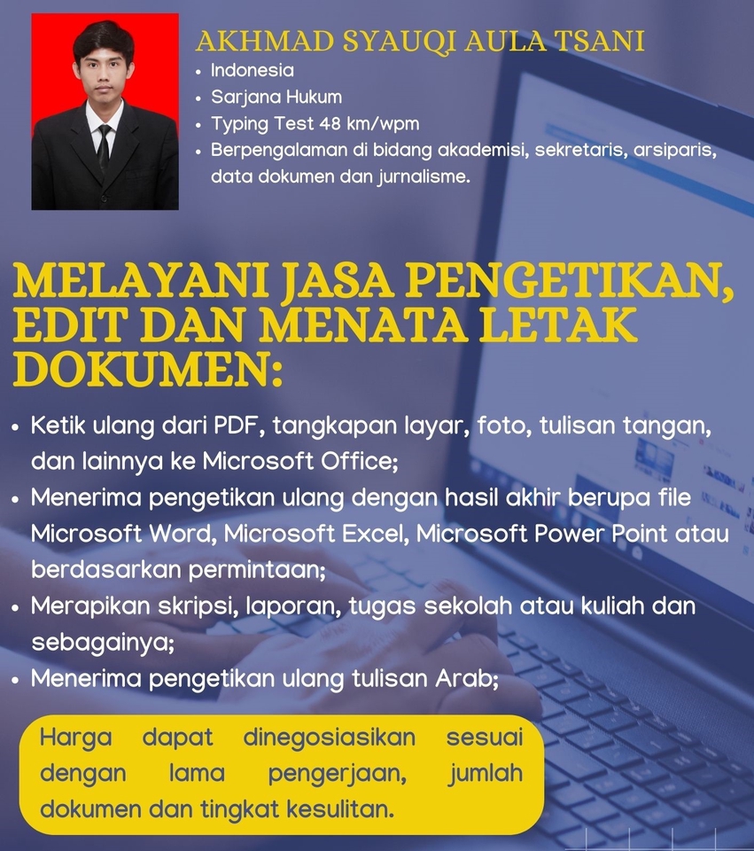 Pengetikan Umum - Ketik Ulang Naskah Arab - 2