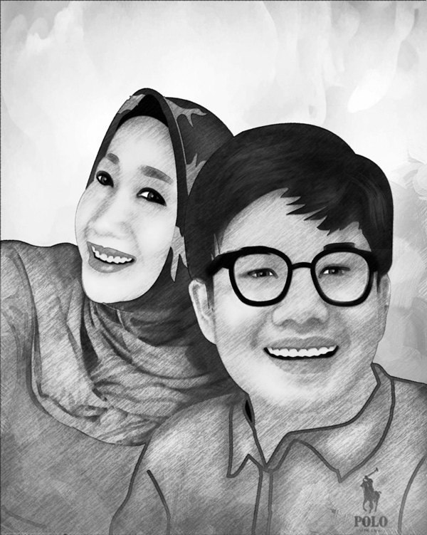 Gambar Potret - Sketsa Potrait Wajah dan Full Body Dari Foto Kamu - 4