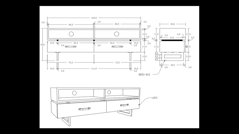Desain Furniture - Jasa desain furniture dan drafter furniture - 7