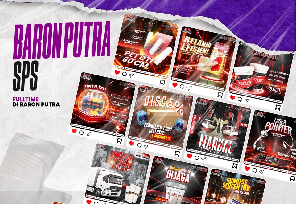 Jasa Desain Banner Instagram, Banner Promosi Instagram, Desain Banner Keren untuk Media Sosial.