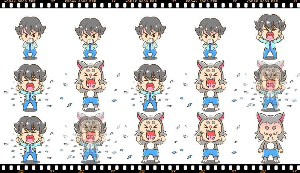 รับทำแอนิเมชั่น ตัวละครการ์ตูนน่ารัก 2d ภาพเคลื่อนไหว สร้าง animation ราคาถูก