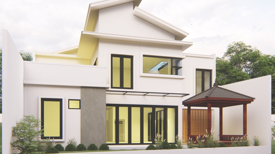 3D & Perspektif - Jasa Desain Rumah Arsitek 3D Rendering Visualisasi  - 29