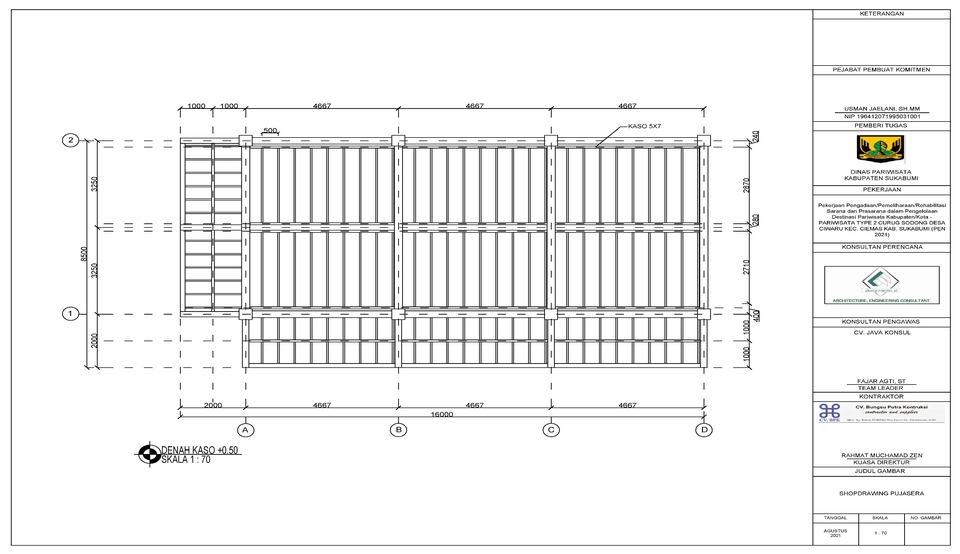 CAD Drawing - Jasa Gambar Kerja Konstruksi, Jadi 3 Hari - 5