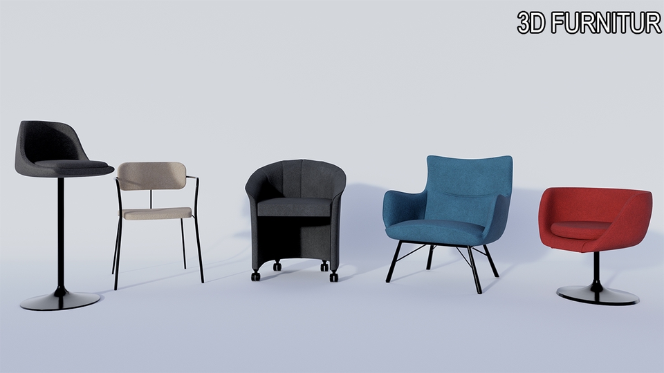 Desain Furniture - Desain 3D Furnitur - 4
