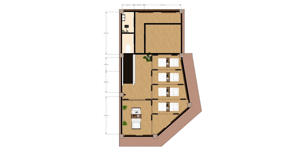 รับออกแบบ 3d perspective โมเดลบ้าน 3 มิติ รับเขียนแบบบ้าน 3d ราคาถูก