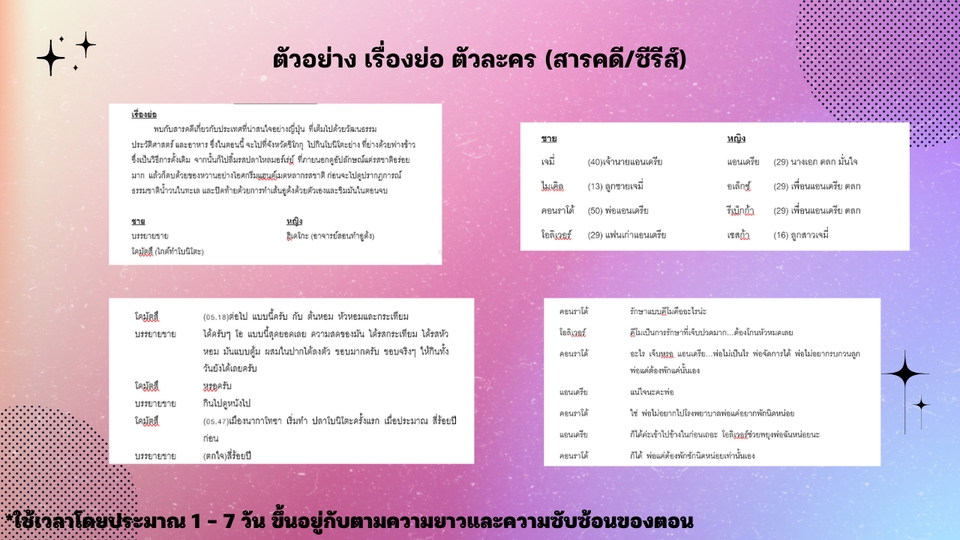 แปลภาษา - แปล บทพากย์ - 3