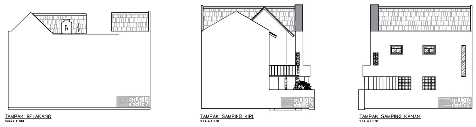 CAD Drawing - Gambar CAD 2D IMB 1 Hari Jadi ( 6000rb/m2 NEGO ) - 6